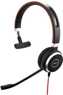 Jabra Evolve 40 UC Mono | schwarz/rot 1