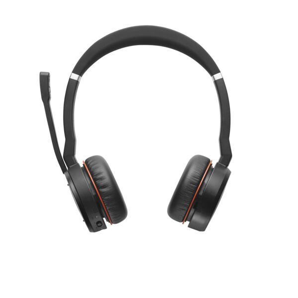 Jabra Evolve 75 SE MS stereo | schwarz/rot | Ladestation 2