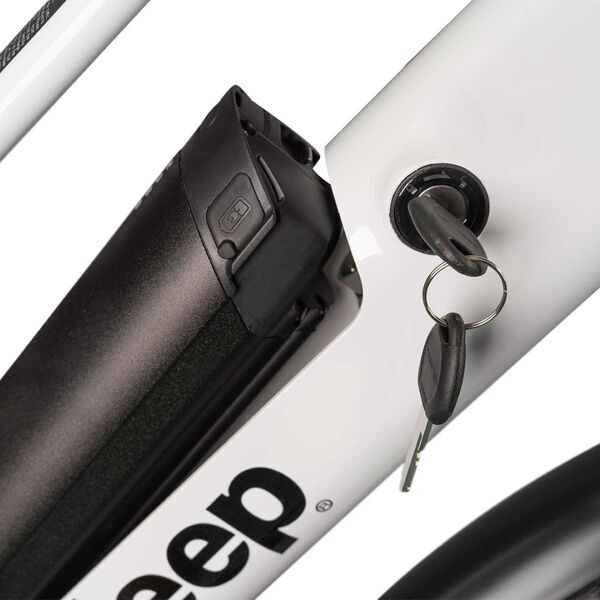 Jeep Trekking E-Bike TLR 7011 (2022) | Trapez | weiß/schwarz | 28" | 48 cm | 100 - 500 km 4