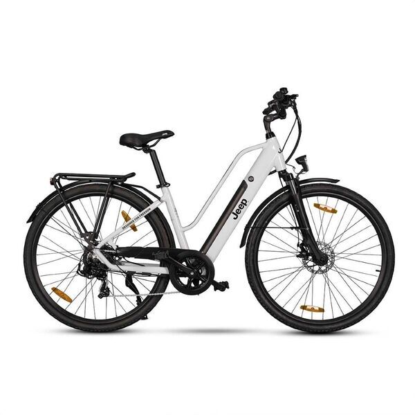 Jeep Trekking E-Bike TLR 7011 (2022) | Trapez | weiß/schwarz | 28" | 48 cm | 100 - 500 km 1