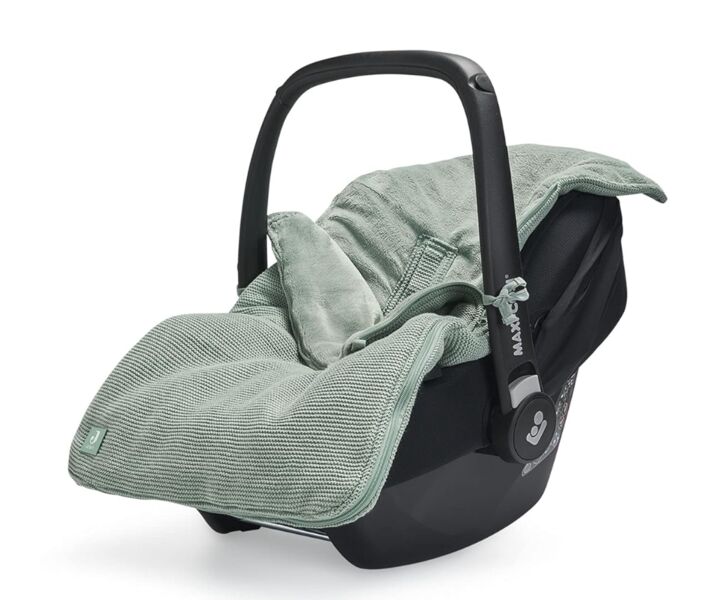 Jollein Fußsack Basic Knit | gruen 1