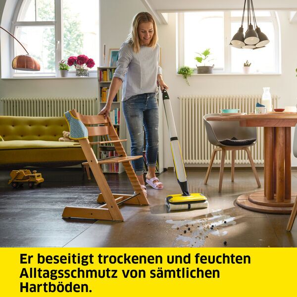 Kärcher FC 7 Cordless Akku-Hartbodenreiniger | gelb 3