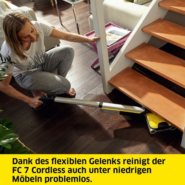 Kärcher FC 7 Cordless Akku-Hartbodenreiniger | gelb 4