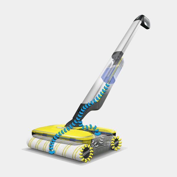 Kärcher FC 7 Cordless Battery hard floor cleaner - Overstock new | yellow 2
