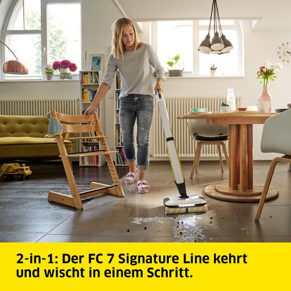 Kärcher FC 7 Signature Line Akku-Hartbodenreiniger | weiß 2
