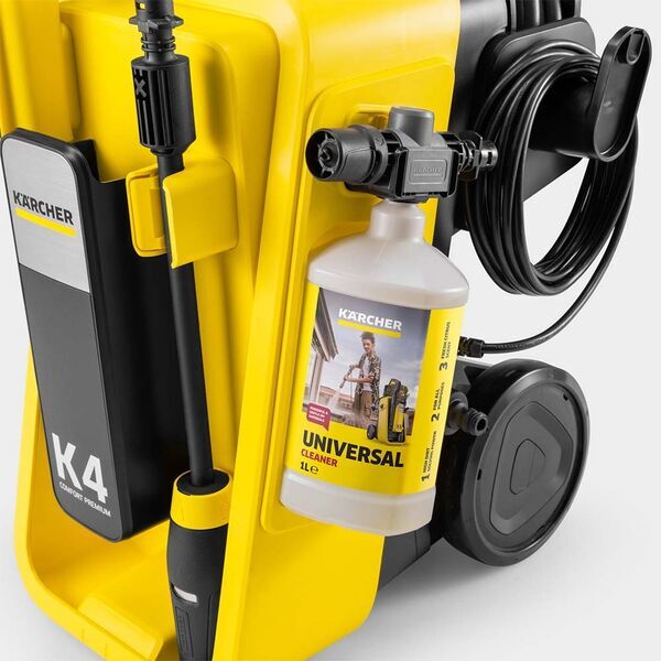 Kärcher K 4 Comfort Premium Home & eco!Booster Hochdruckreiniger | gelb/schwarz, image 3 of 5