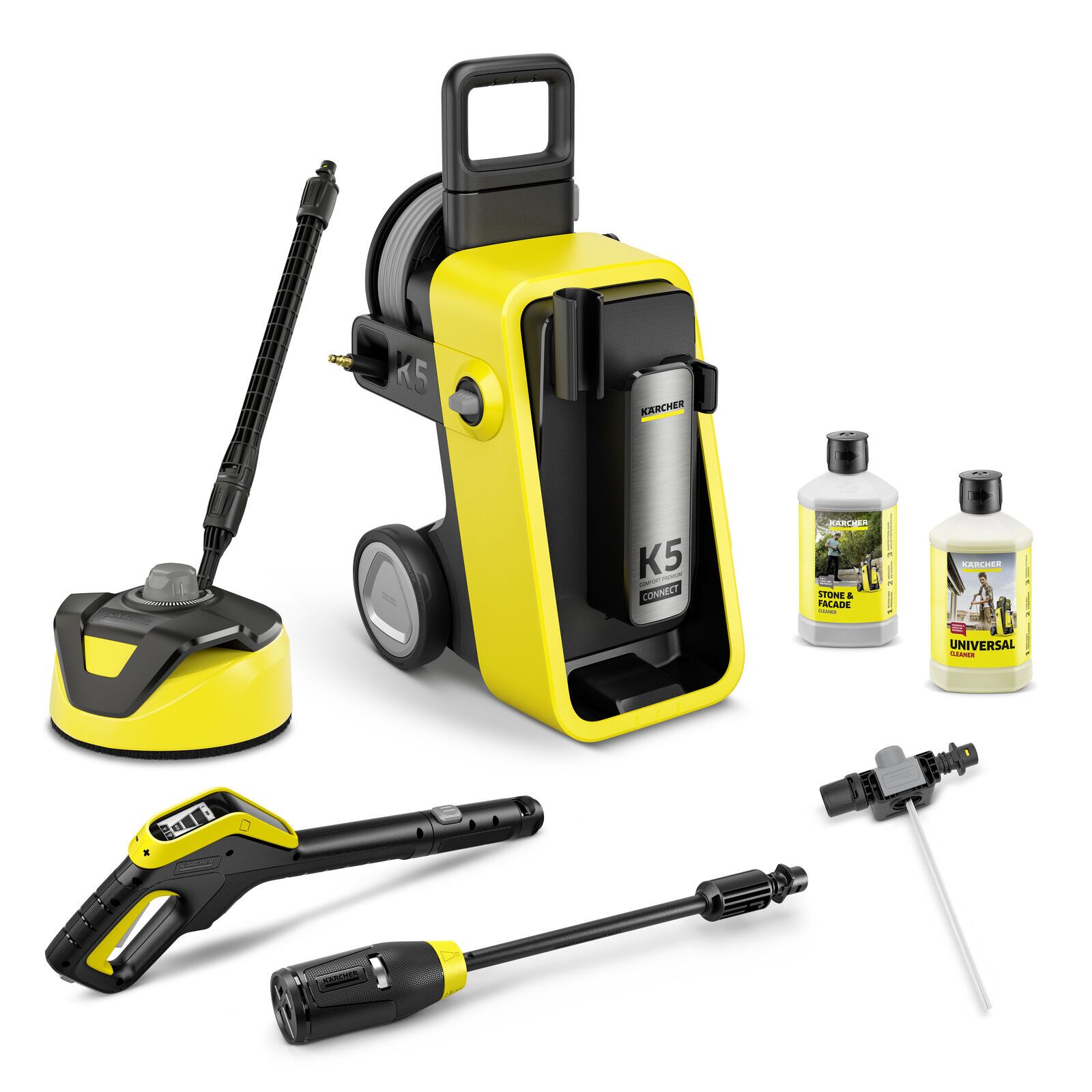Kärcher K 5 Comfort Premium Connect Home Hochdruckreiniger gelb/schwarz