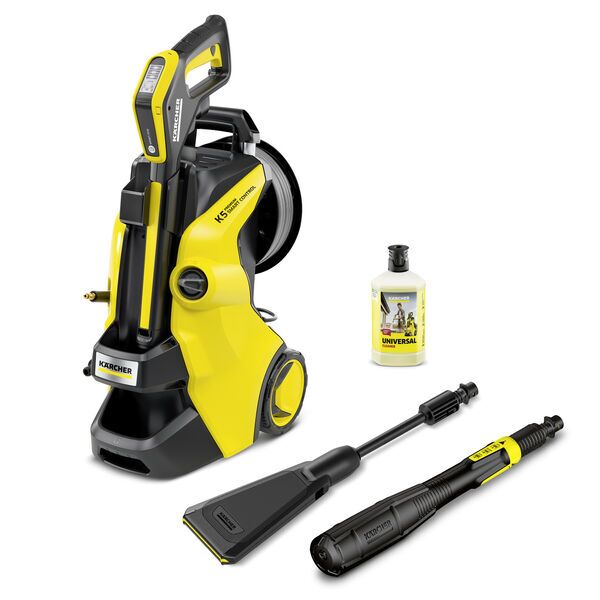 Kärcher K 5 Premium Smart Control Flex eco!Booster High pressure cleaner | yellow/black, image 1 of 3