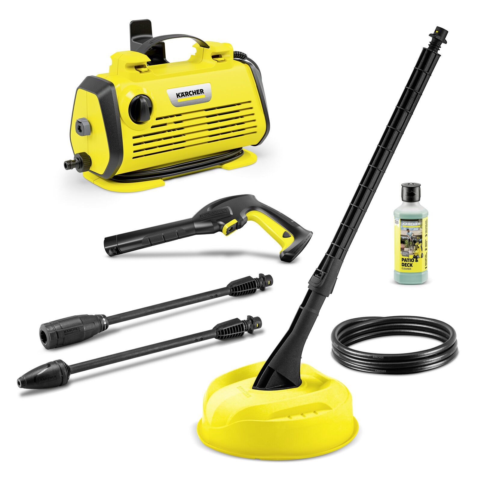 Kärcher K 3 Horizontal Plus Home Hochdruckreiniger gelb/schwarz