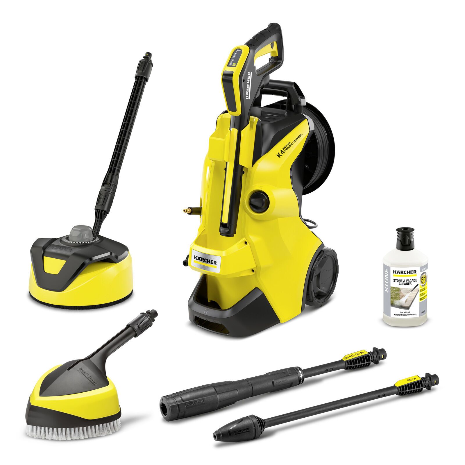 Kärcher K 4 Premium Power Control Home & Brush Anniversary Edition Hochdruckreiniger gelb/schwarz
