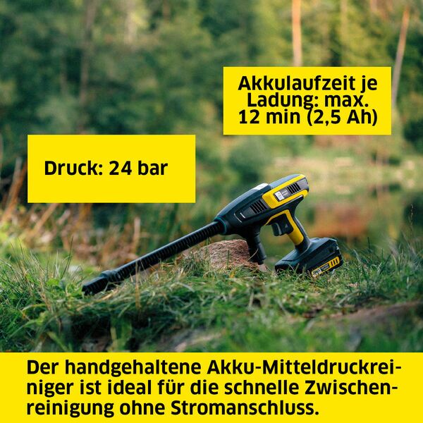 Kärcher KHB 6 Battery Limited Edition medium pressure cleaner without battery | black/yellow 2