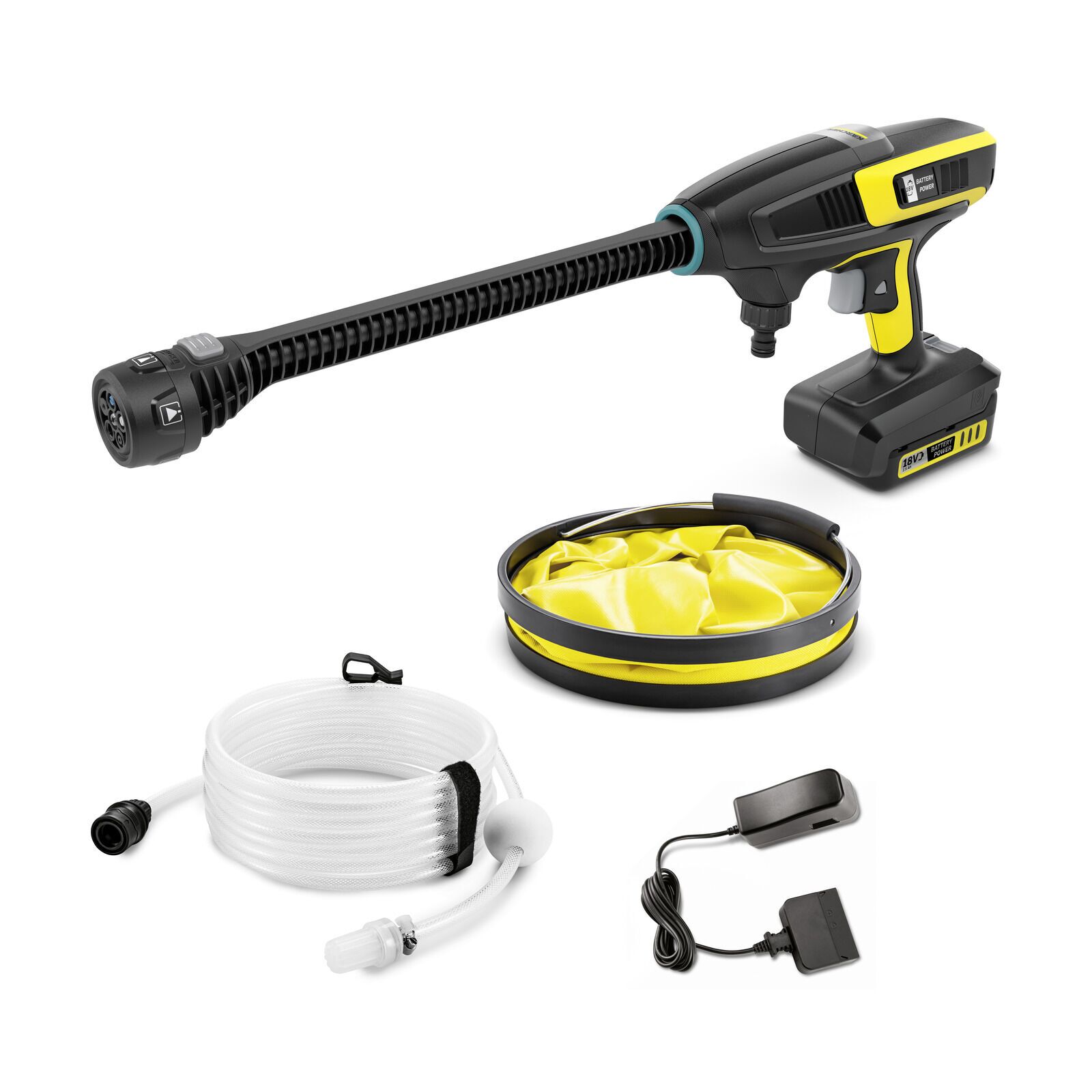 Kärcher KHB 6 Plus Battery Set MJ Akku-Mitteldruckreiniger schwarz/gelb