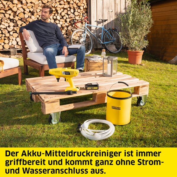 Kärcher KHB 4-18 Plus medium pressure cleaner without battery | black/yellow 5