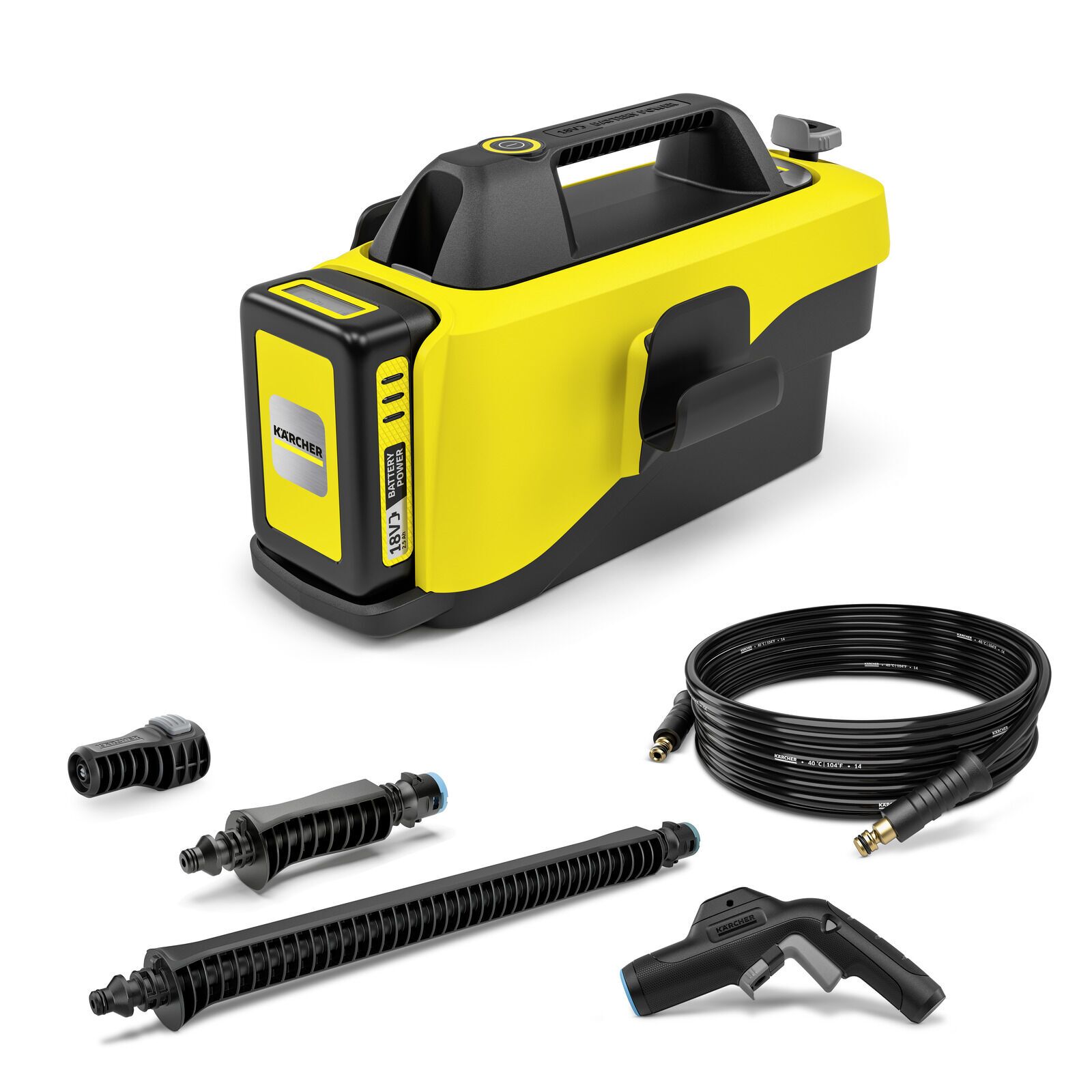 Kärcher Mobile Outdoor Cleaner OC 6-18 Battery Set Akku-Mitteldruckreiniger schwarz/gelb