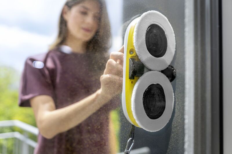 Kärcher RCW 2 Extra+ Fensterputzroboter | weiß/gelb, image 5 of 5