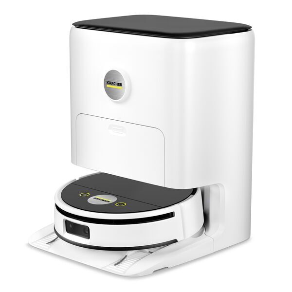 Kärcher RVF 7 Comfort Extra Staubsaugerroboter mit Wischfunktion inkl. Absaugstation | weiß 1