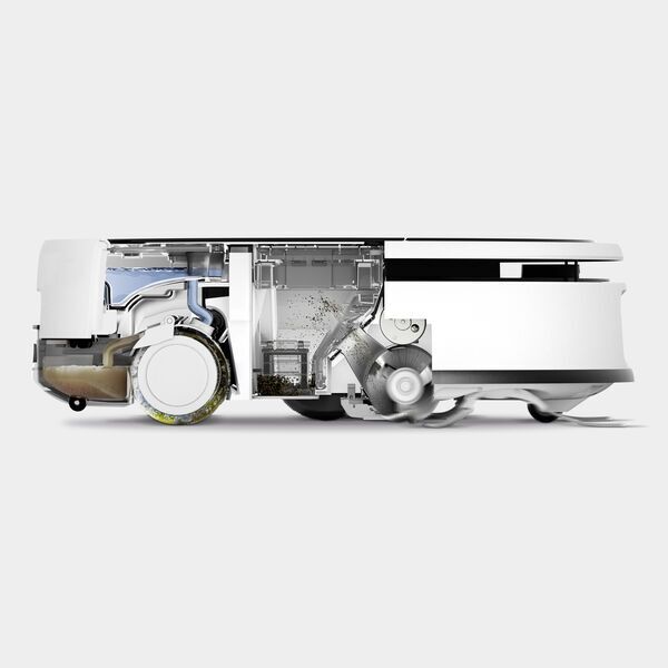 Kärcher RVF 7 Comfort Extra Staubsaugerroboter mit Wischfunktion inkl. Absaugstation | weiß 2