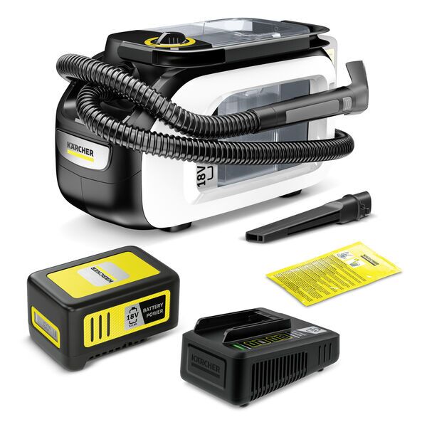 Kärcher SE 3-18 Compact Home Battery Set 5.0-F Batteridriven tvättdammsugare | vit/svart 1