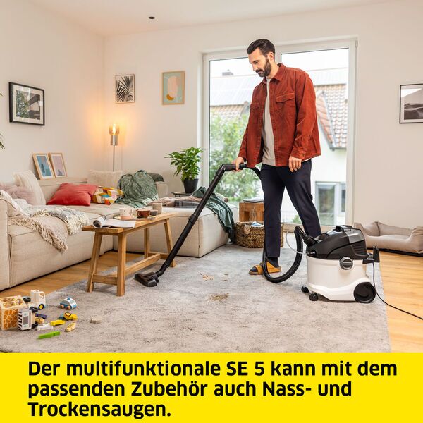 Kärcher SE 5 Waschsauger | weiß/schwarz 4