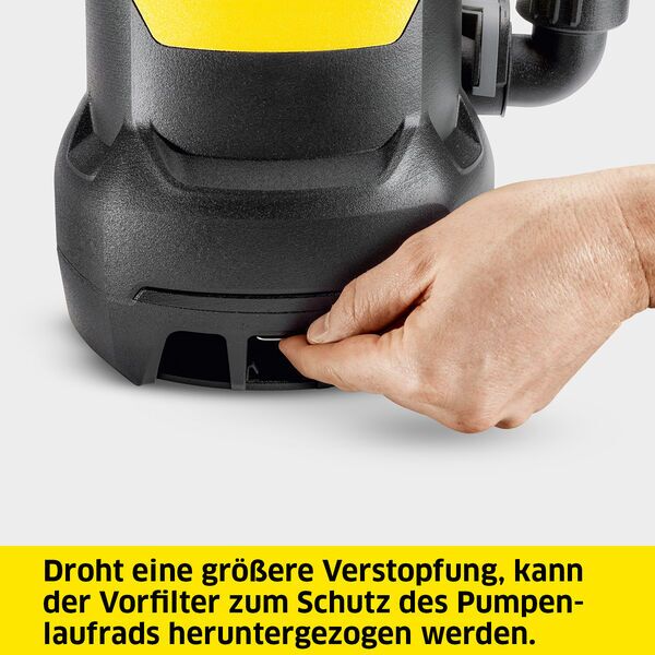Kärcher SP 7 Dirt Zatapialna pompa odwadniająca | żółty/czarny 4