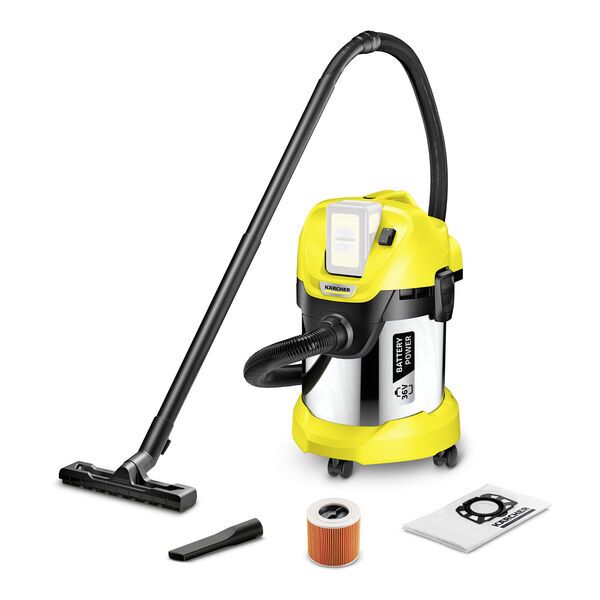 Kärcher WD 3 Battery Premium Battery wet/dry vacuum cleaner without battery | black/yellow 1