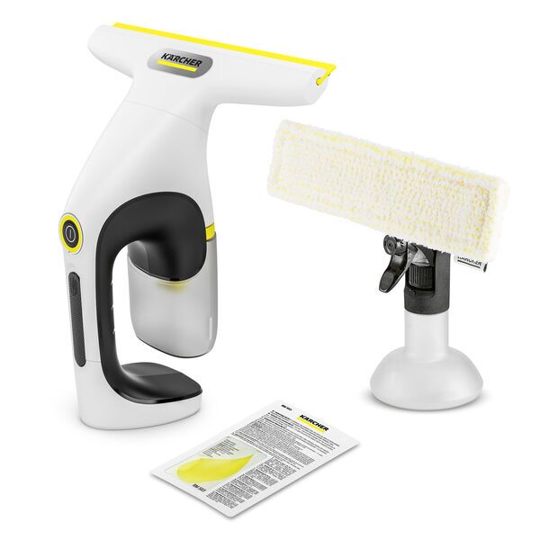 Kärcher WV 1 Compact Care Akku-Fensterreiniger | weiß/gelb, image 1 of 5