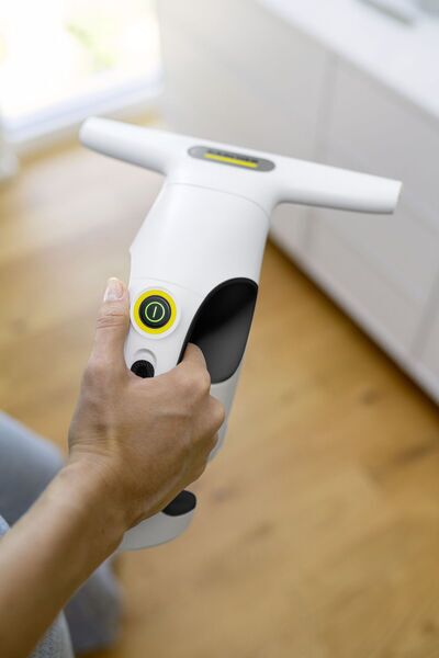 Kärcher WV 1 Compact Care Akku-Fensterreiniger | weiß/gelb, image 5 of 5