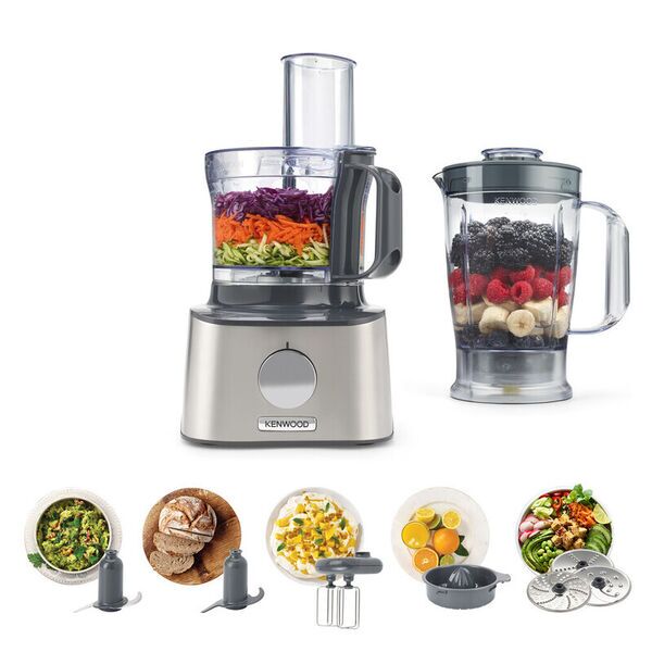Kenwood FDM301SS MultiPro Compact Keukenmachine | zilver/zwart 1