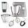 Kenwood KVL85.124SI Titanium Chef Baker XL | silver thumbnail 1/3