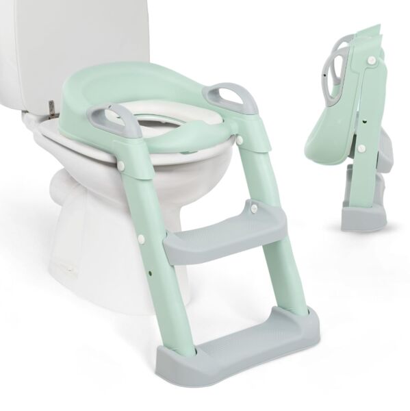 KikkaBoo toalettsits mit Treppe | minze, image 1 of 1