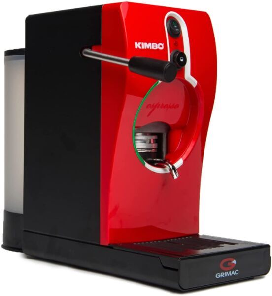 Kimbo Grimac Tube Rossa ESE Kaffemaskin | röd/svart