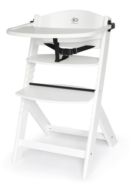 Kinderkraft ENOCK 3-in-1 high chair for kids aus wood | white, image 1 of 1