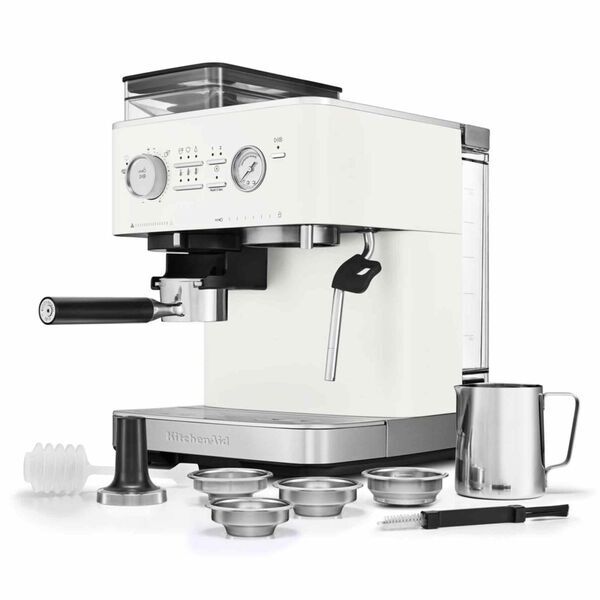 KitchenAid 5KES6551EPL Espresso portafilter machine | white 4