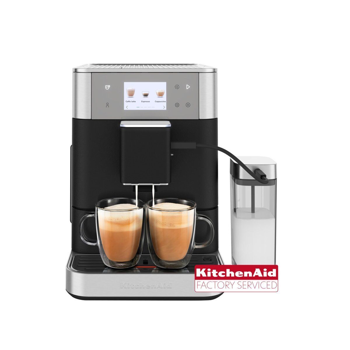 KitchenAid 5KES8557EBK Kaffeevollautomat schwarz/silber