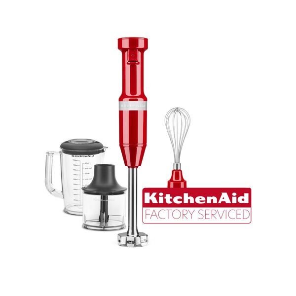 KitchenAid 5KHBV83EER Stabmixer | rot 1