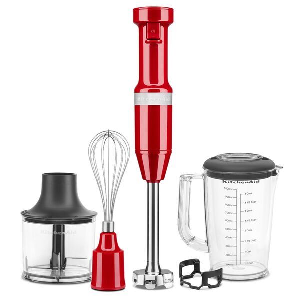 KitchenAid 5KHBV83EER Stabmixer | rot 3