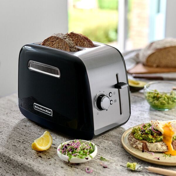 KitchenAid 5KMT2115EOB Toaster | black/silver 5