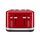 KitchenAid 5KMT4109EER Toaster | red thumbnail 4/5