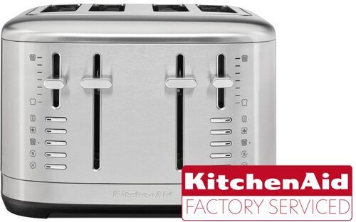 KitchenAid 5KMT4109ESX Toaster   silber - Refurbished