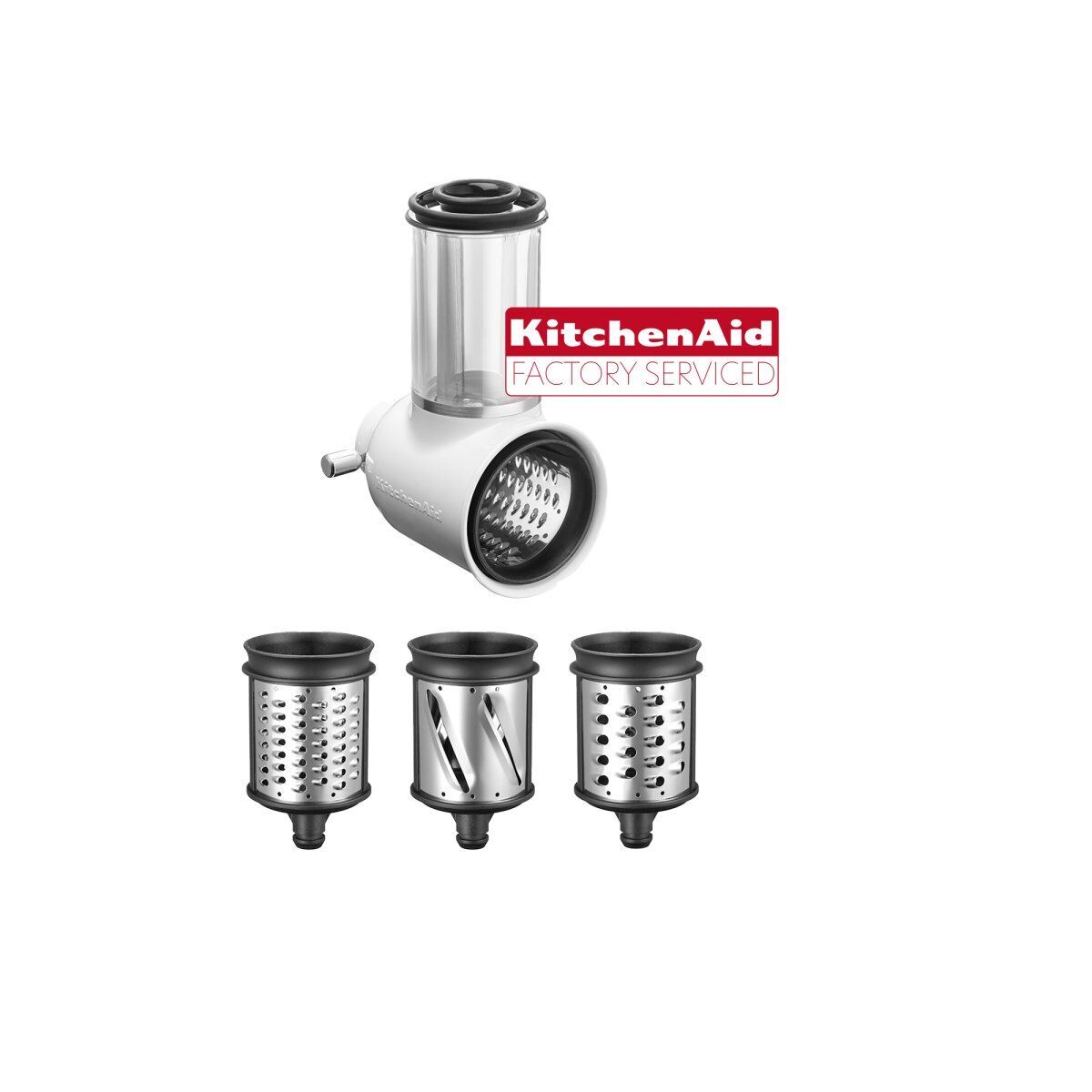 KitchenAid 5KSMVSA Gemüseschneider weiß/silber