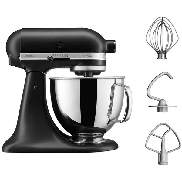 Kitchenaid Artisan 5KSM125EBM | mattschwarz 1
