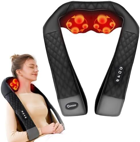 KNQZE KN68 massaggiatore 4D riscaldato per collo e spalle | nero, image 1 of 1