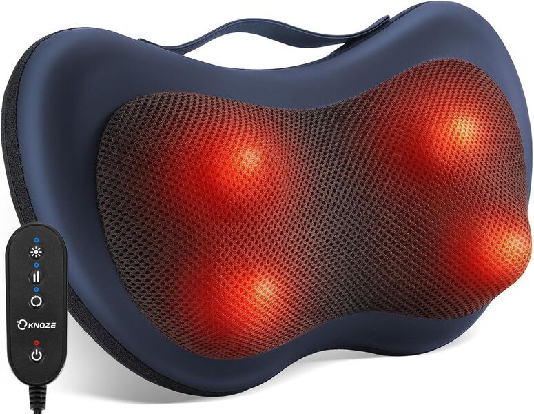 KNQZE KP8 heated 3D Shiatsu massage cushion | blue, image 1 of 1
