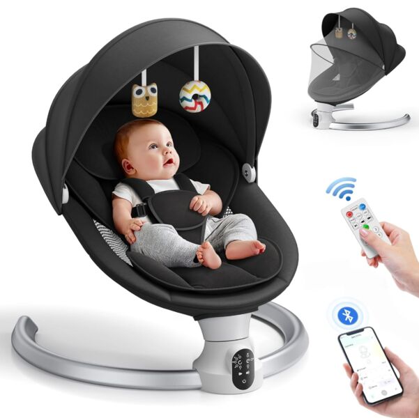 Kotsy Elektrische Babywippe | black 1