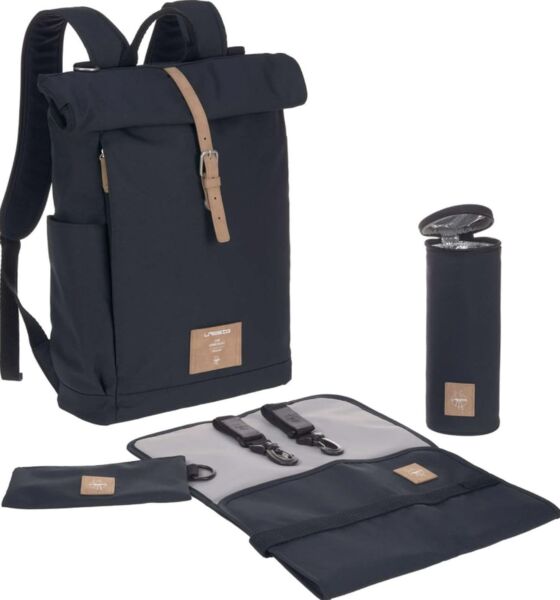LÄSSIG Gre Rolltop Backpack | čierna, image 1 of 1