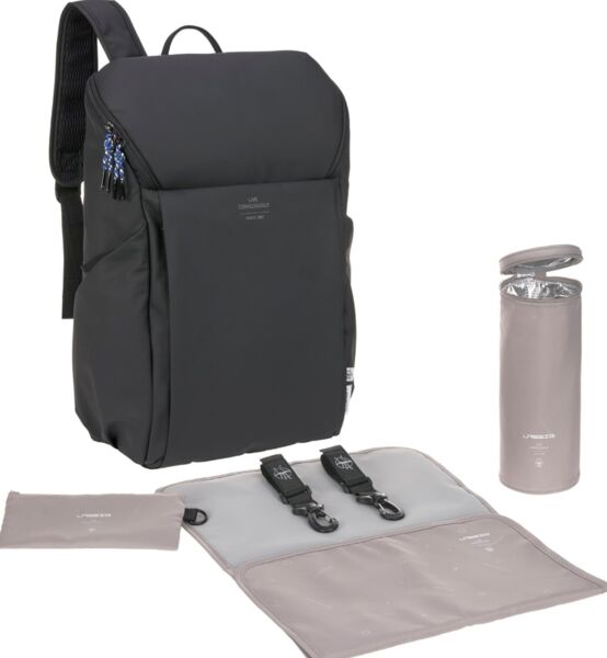 Lässig Wickelrucksack Slender Up | black 1