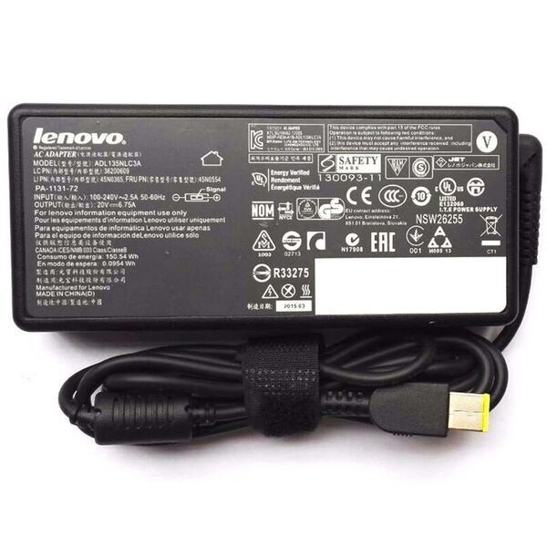 Lenovo ADL135NLC3A Strømforsyningsenhed | sort | 135 W