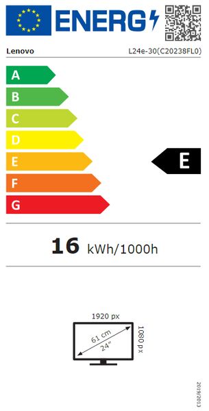 Lenovo L24e-30 | 23.8" | musta 5