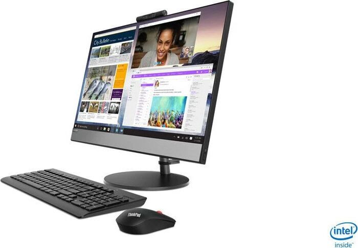 Lenovo ThinkCentre V530-24ICB AiO | 23.8" | i5-9400T | 8 GB | 256 GB SSD | Webcam | WiFi + BT | DVD-ROM | Win 11 Pro | DE, image 3 of 5