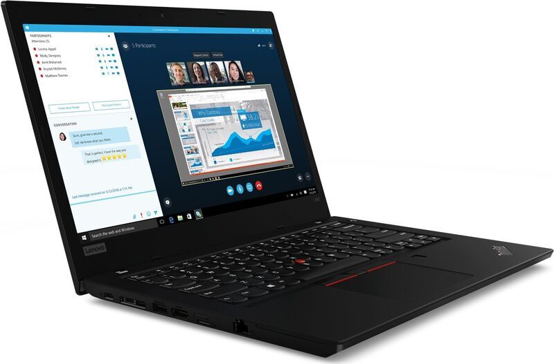 Lenovo ThinkPad L490 | i5-8250U | 14" | 8 GB | 256 GB SSD | FHD | Rétroéclairage du clavier | Win 10 Pro | DE